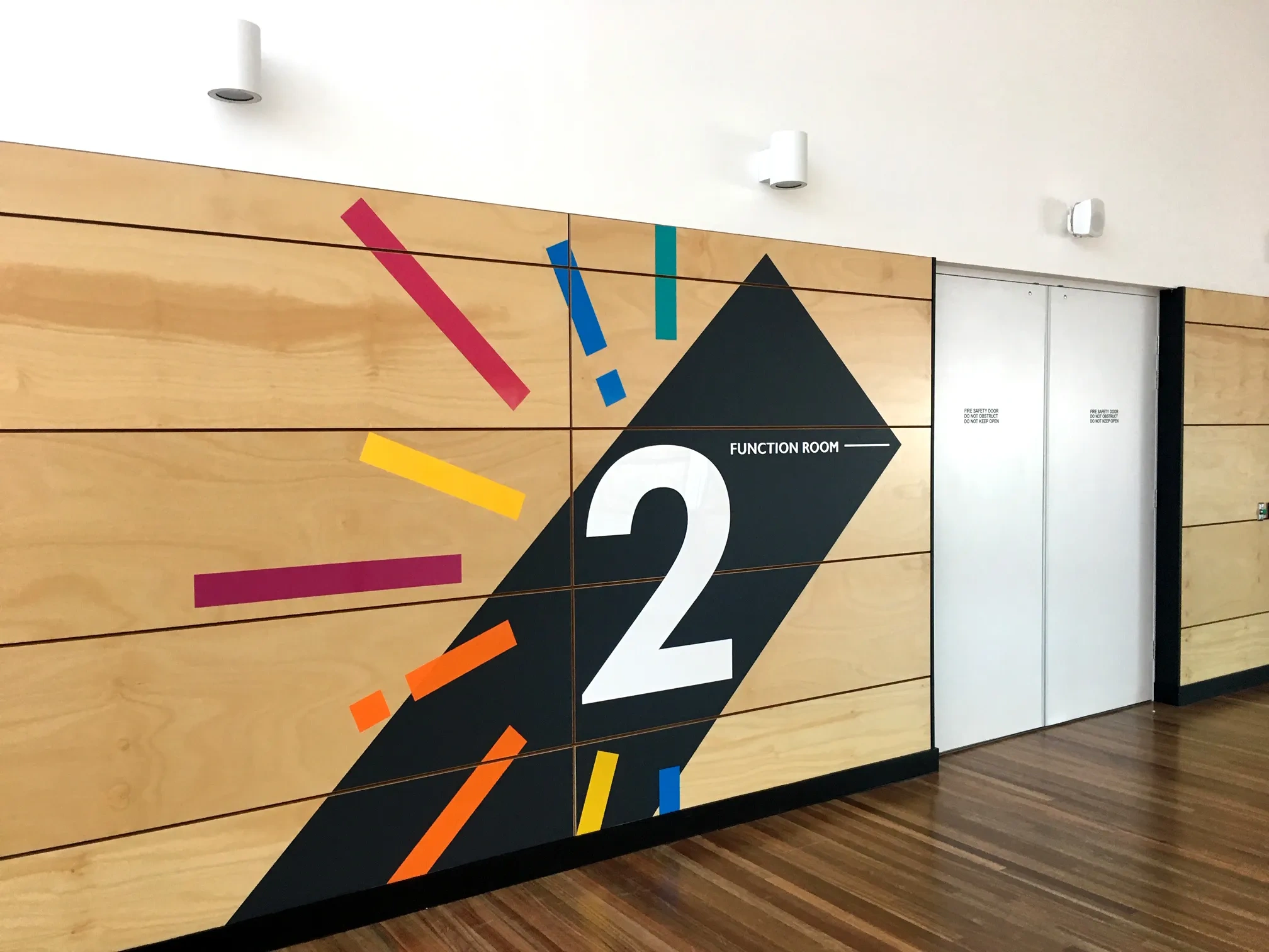 Signage & graphics — illuminated feature