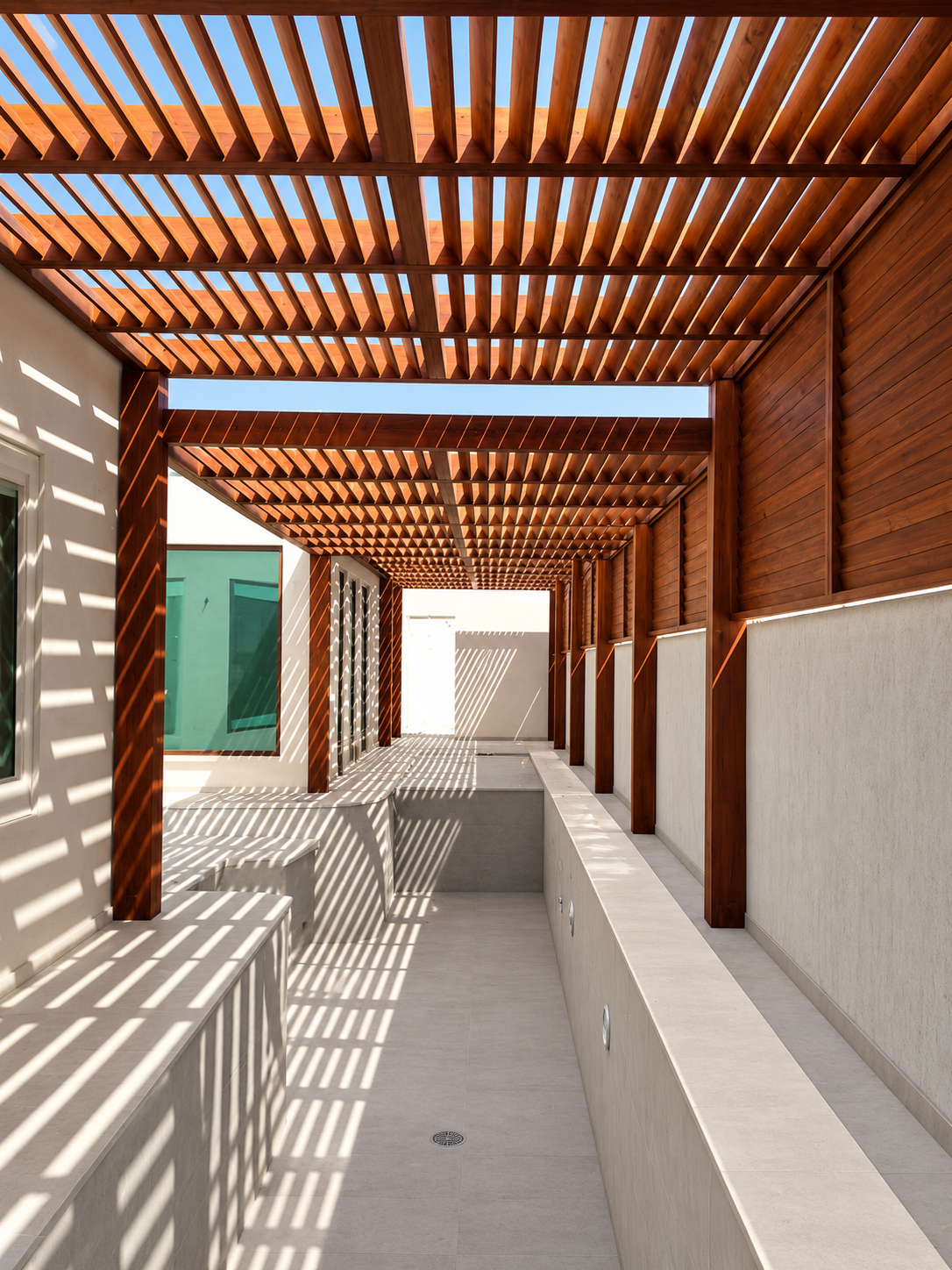 Architecture and Community project: architectural corridor