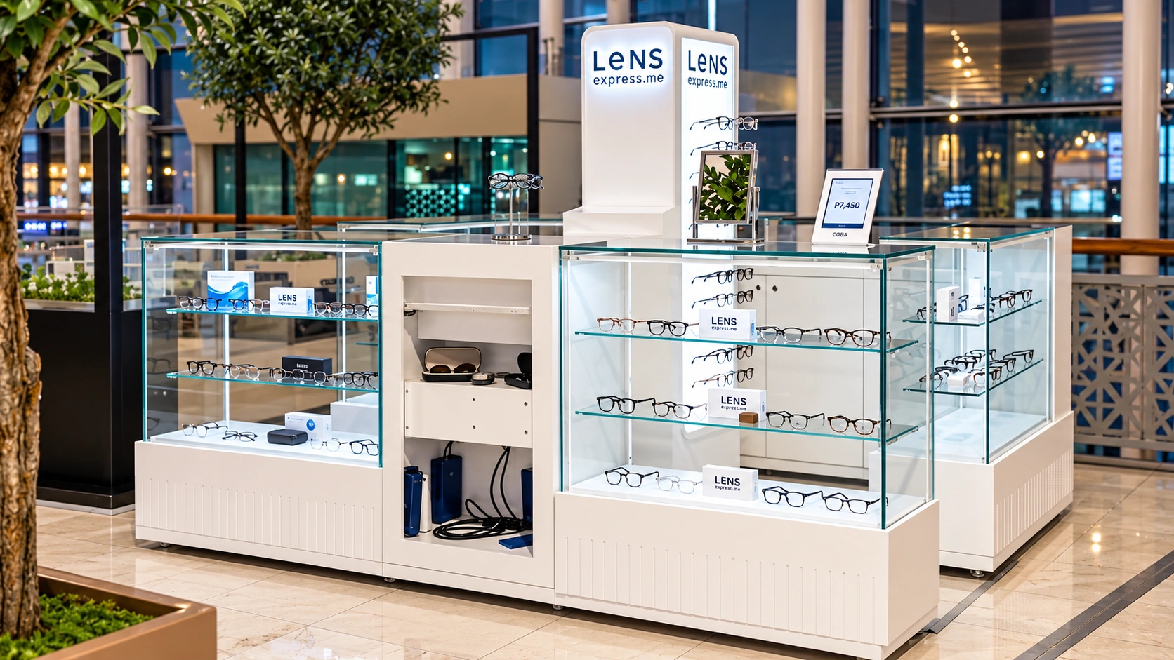 Brand Environments and Signage project: Lens Express