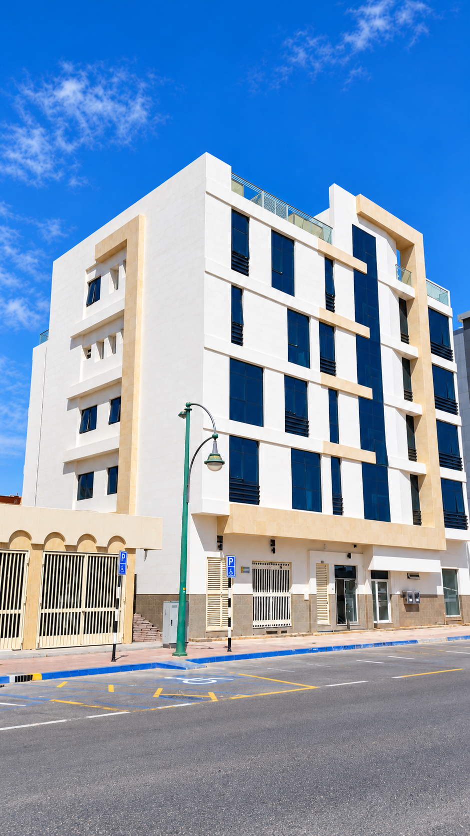 Architecture and Community project: modern building