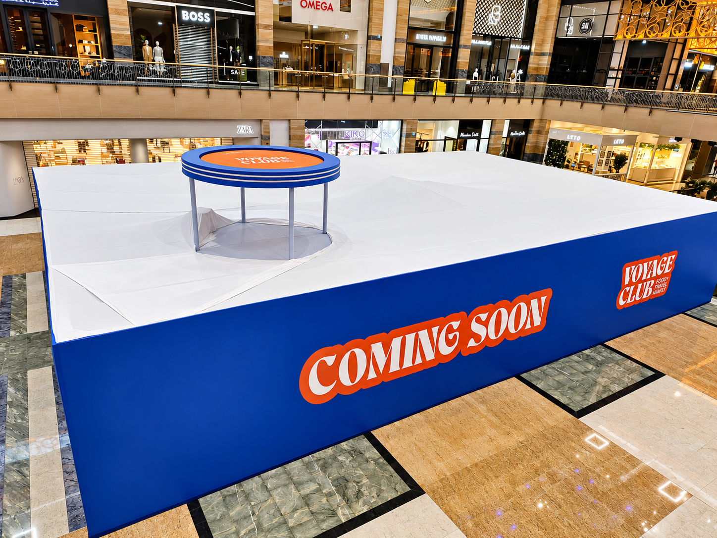 Brand Environments and Signage project: Voyage Club